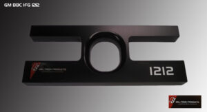 Close-up of a black plastic frame with '12' and 'Super American' text.