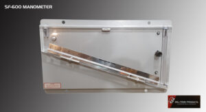 Transparent acrylic board with mounted metal and plastic components.