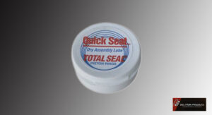 Small container of Quick Seal Total Seal for easy assembly.