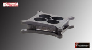 Close-up of a sleek, modern mechanical or electronic component with a black and gray finish.